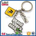 Top quality custom metal logo keychain